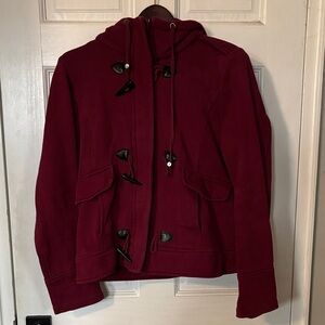 Maurices Deep Red Toggle Jacket